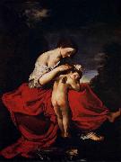 Giovanni da san giovanni Venus Combing Cupids Hair china oil painting artist